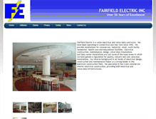 Tablet Screenshot of fairfieldelectricinc.com